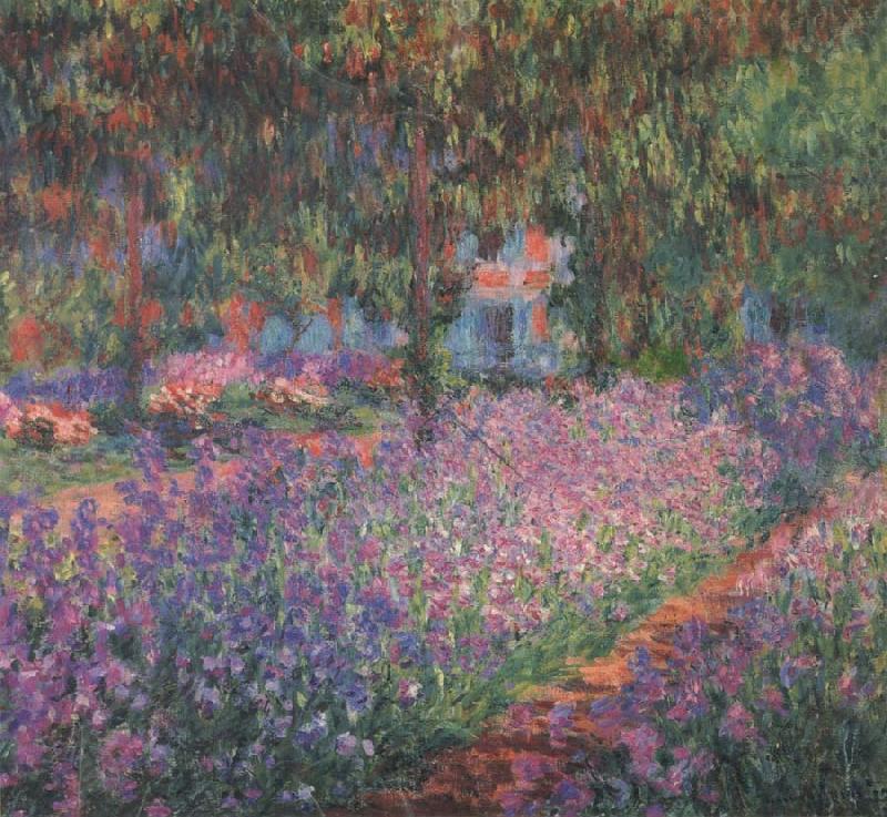 Claude Monet The Artist's Garden at Giverny Spain oil painting art